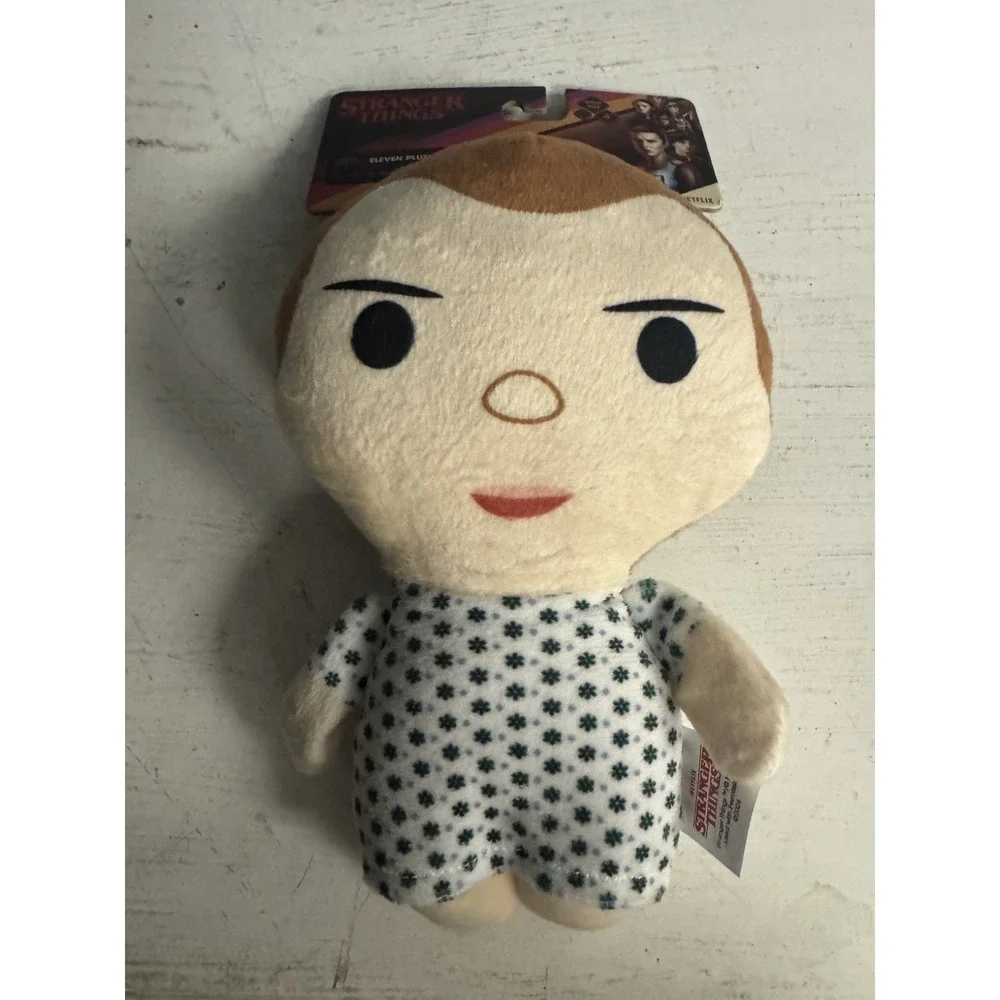 STRANGER THINGS ELEVEN 11 Plush Dog Toy Squeaker Netflix New BNWT‎ We SHIP FAST